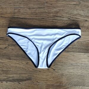 Victoria's Secret Bikini Bottom Black White New Extra Large